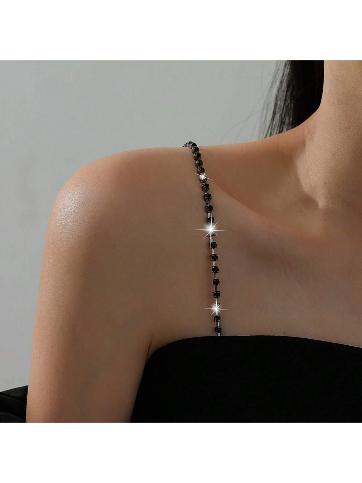 Body Jewelry Rhinestone - Элегантные регулируемые бретели для бюстгальтера со