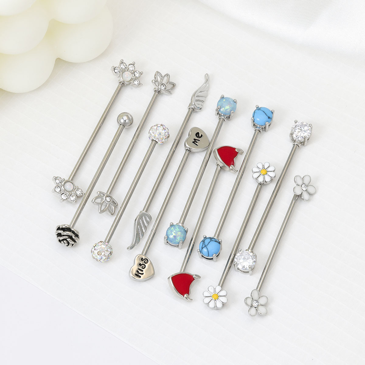Body Jewelry Industrial - Штанга для пирсинга Женская/Мужская, 16 г,