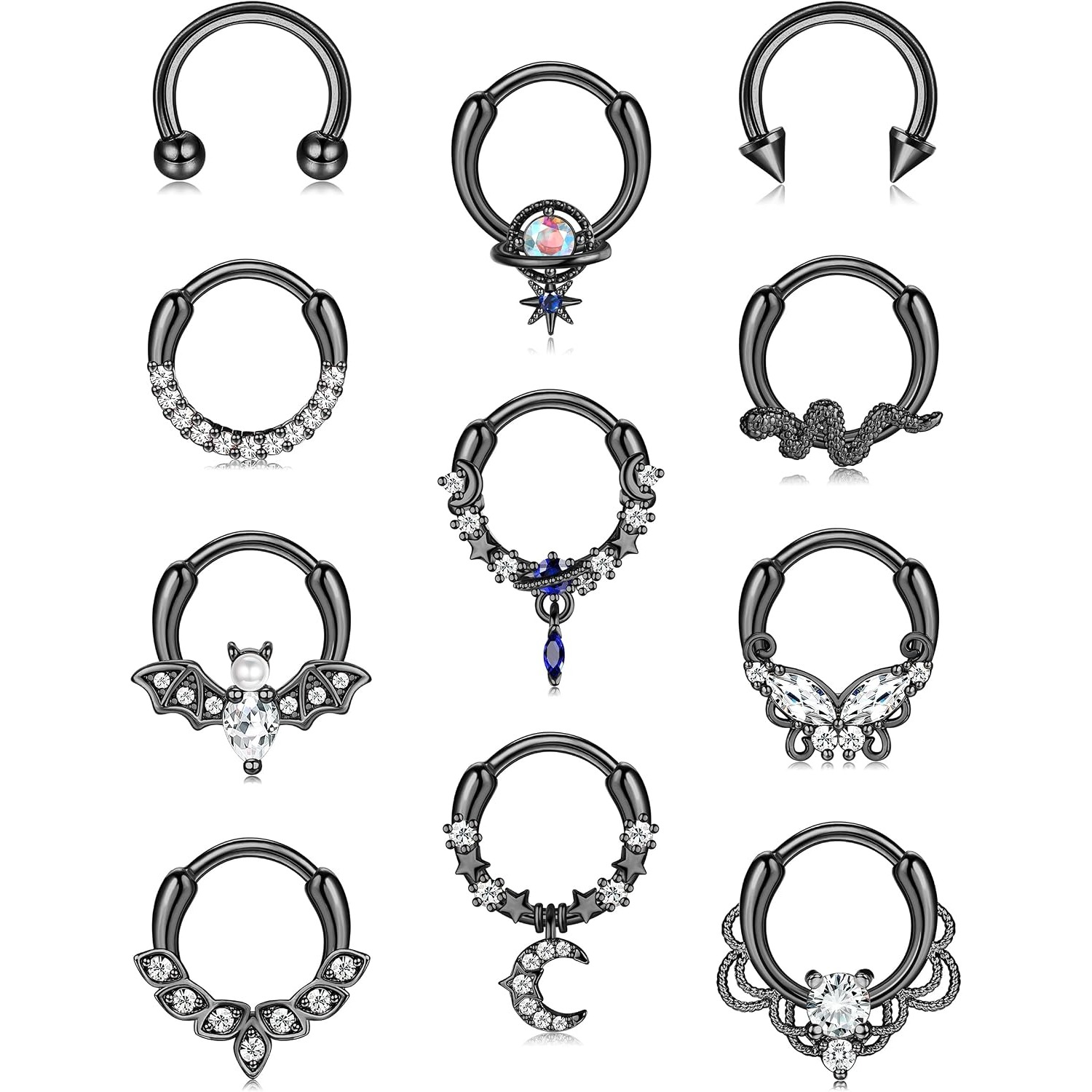 Кольца для пирсинга FASACCO: м – обзор и цена Body Jewelry For Sensitive Skin