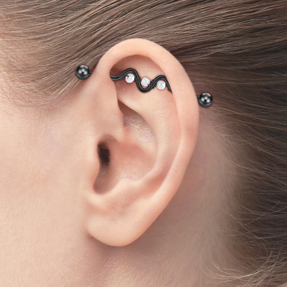 8 шт., 14 г, промышленные серь – обзор и цена Body Jewelry Industrial