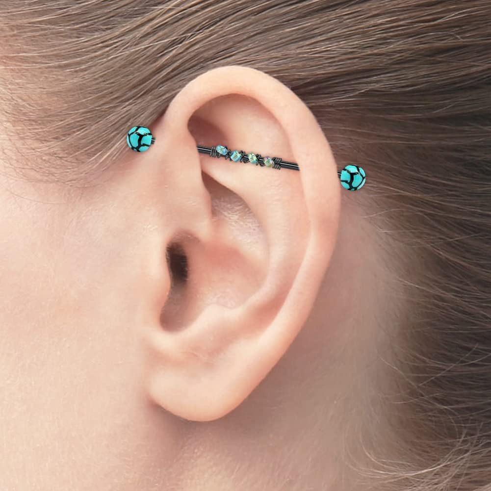 8 шт., 14 г, промышленные серь – обзор и цена Body Jewelry Industrial