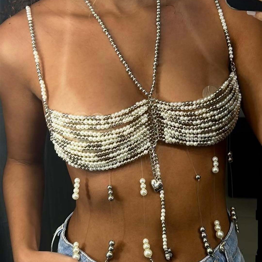 Роскошный дизайн 2022, жилет с – обзор и цена Body Jewelry Vest