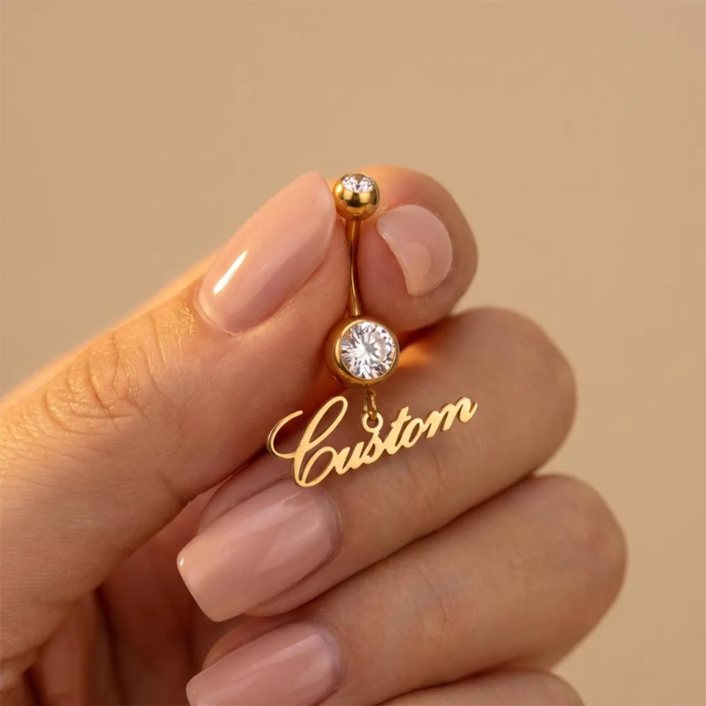 Персонализированный цирконовый – обзор и цена Body Jewelry Names