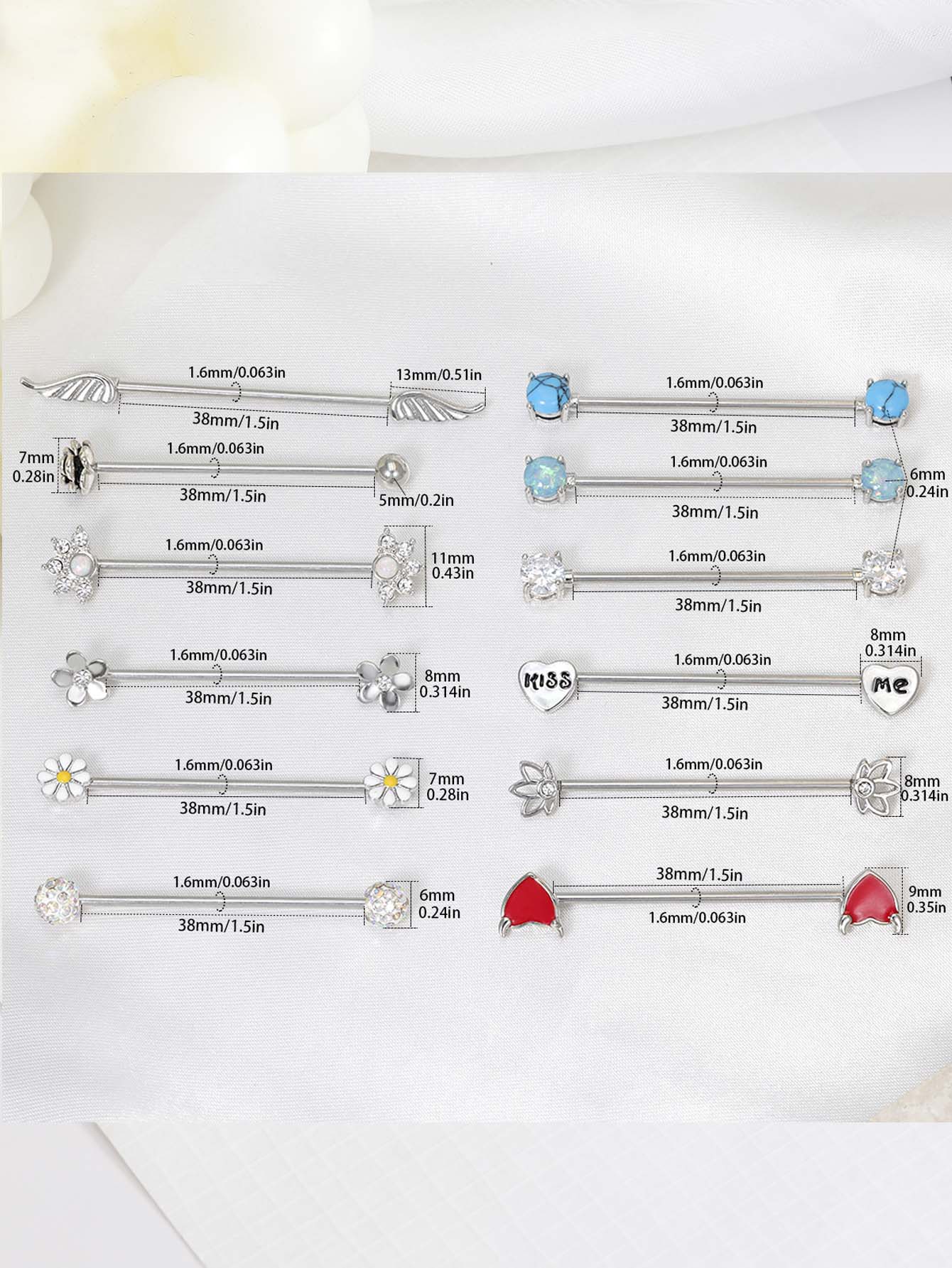 Штанга для пирсинга Женская/Му – обзор и цена Body Jewelry Industrial