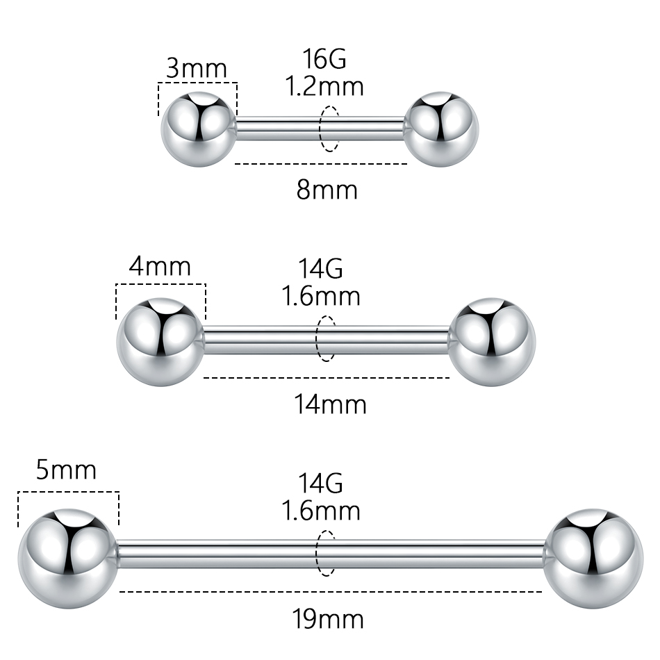 5/10 шт. G23 титановый безрезь – обзор и цена Body Jewelry Industrial