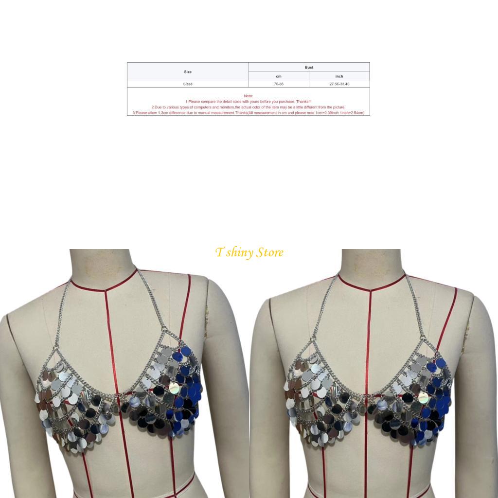N58F Праздничная пара Sequits  – обзор и цена Body Jewelry Vest