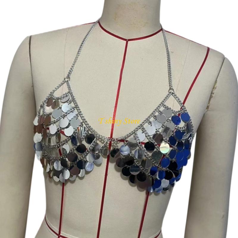 N58F Праздничная пара Sequits  – обзор и цена Body Jewelry Vest