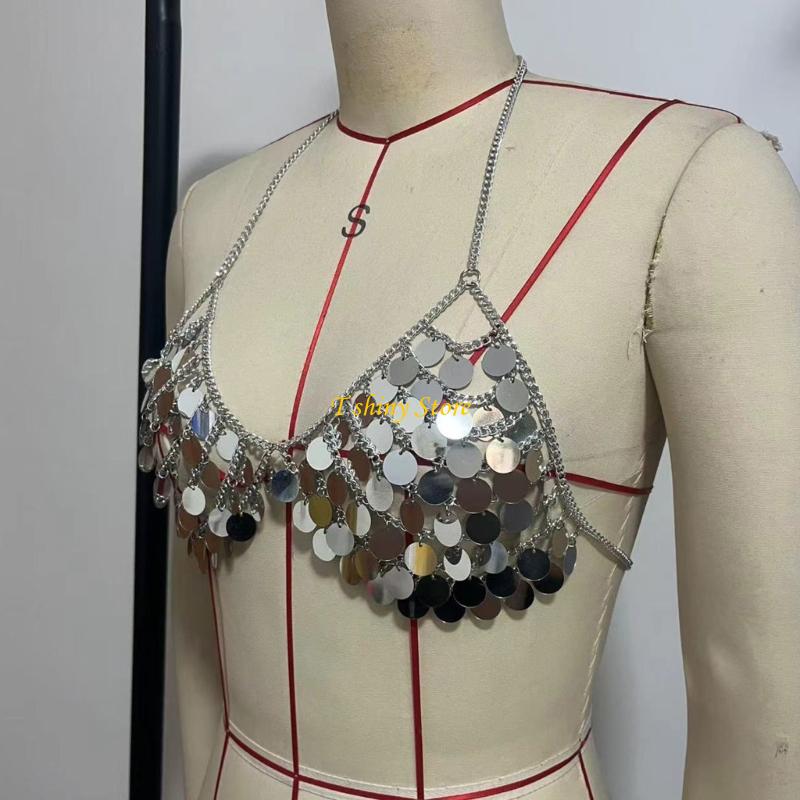 N58F Праздничная пара Sequits  – обзор и цена Body Jewelry Vest