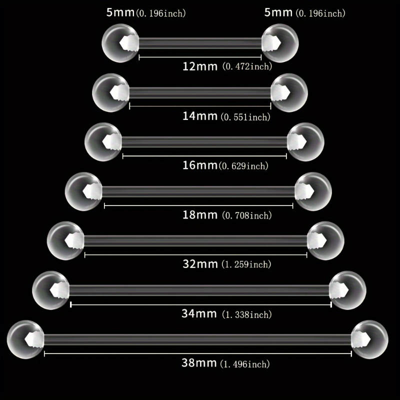 JKC Store, 10 шт., набор акрил – обзор и цена Body Jewelry Stores